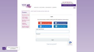 Returning Users and Careers Login | VITAS Hospice