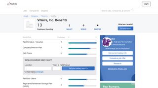 Viterra, Inc. Benefits & Perks | PayScale Canada