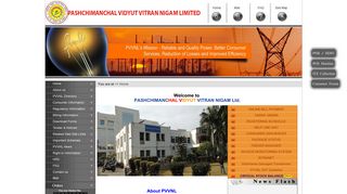 Welcome to Pashchimanchal Vidyut Vitran Nigam Ltd.