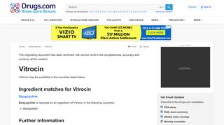 Vitrocin - Drugs.com