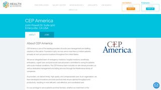 CEP America Profile | Health eCareers