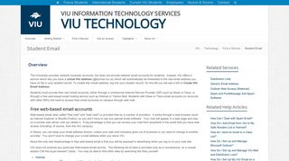 Student Email | VIU Technology | VIU