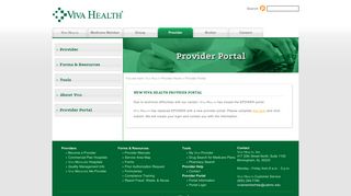 Provider Portal | VIVA Health Providers