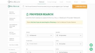 Provider Search - VIVA Health