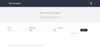 Sign in to your account - Viva Wallet
