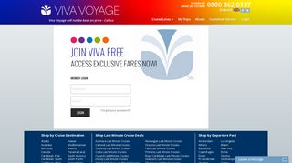 Customer Login / Register : Viva Voyage UK
