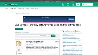 Viva voyage - are they safe,have you used and would you reco ...