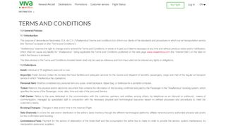 Terms & Conditions | VivaAerobus | Cheap flights in Mexico