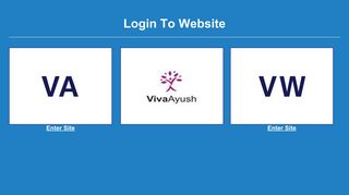 Login To Website - Viva Ayush