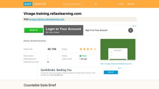 Vivage.training.reliaslearning.com: Relias Authentication
