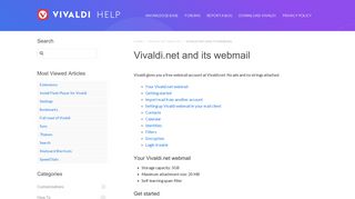 Webmail on Vivaldi.net | Vivaldi Browser Help