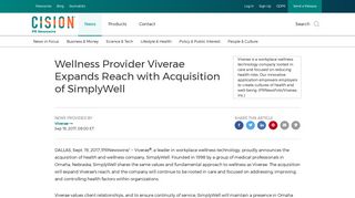 Wellness Provider Viverae Expands Reach with Acquisition of ...