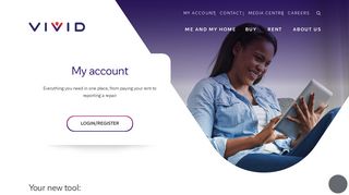 My account | Pay your rent or report a repair | VIVID - Vivid Homes