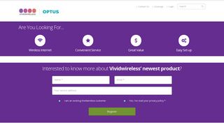 Register Your Interest | Vividwireless