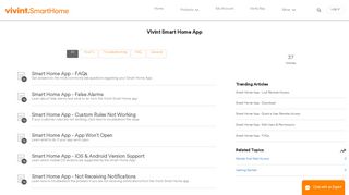 Vivint Smart Home App - Vivint Support
