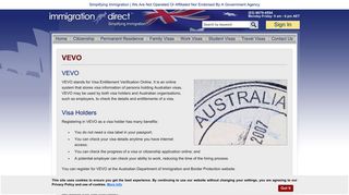 Visa Entitlement Verification (VEVO) | Immigration Direct