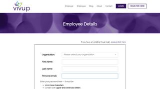 Register Here - Vivup: Employee Benefits Schemes