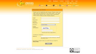 Sign up - Viwawa