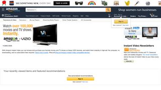 VIZIO HDTVs: Amazon Instant Video - Amazon.com