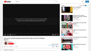 How to Fix Trouble Viewing Amazon Prime Video on Vizio TV ...