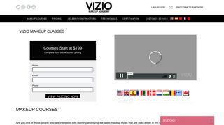 Online Makeup Courses and Classes | Vizio Makeup Academy