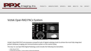 Viztek Opal-RAD PACs System | - PPX Imaging