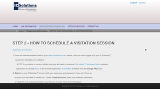STEP 2 - HOW TO SCHEDULE A VISITATION SESSION - The Visitor ...