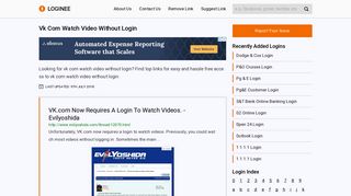 Vk Com Watch Video Without Login