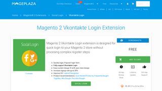 Magento 2 Vkontakte Login Extension FREE – Mageplaza