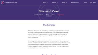 The Scholar - The Brilliant Club