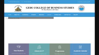 Gedu College of Business Studies