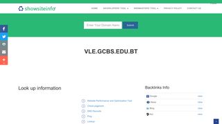 vle.gcbs.edu.bt - GCBS - Virtual Learning Environment: Log in to the ...