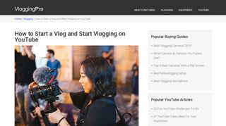 How to Start a Vlog and Start Vlogging on YouTube - VloggingPro