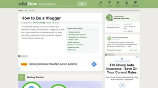 How to Be a Vlogger: 13 Steps (with Pictures) - wikiHow