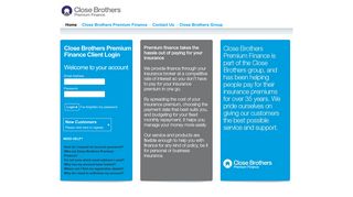 Close Brothers Premium Finance