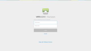 There is a problem with this web browser. - VMware Horizon