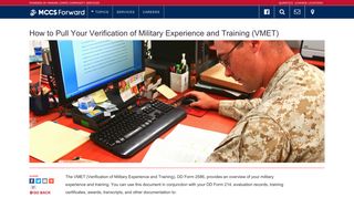 How to Pull Your Verification of Military Experience and Training ...
