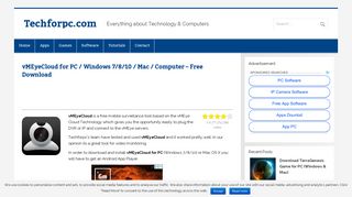 vMEyeCloud for PC / Windows 7/8/10 / Mac / Computer - Free ...