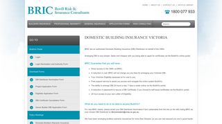 DBI Victoria | Builders Insurance - Bovill Risk & Insurance Consultants