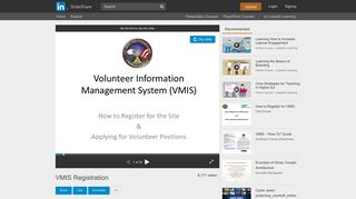 VMIS Registration - SlideShare