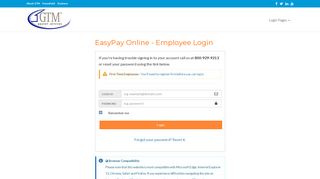 EasyPay Online - Employee Login | GTM Payroll Services Inc.