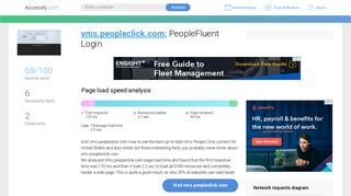 Access vms.peopleclick.com. PeopleFluent Login