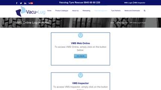 VMS Online Log-In Portal – Vaculug