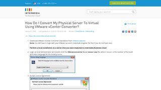 How Do I Convert My Physical Server To Virtual Using VMware ...