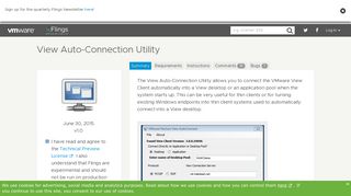 View Auto-Connection Utility - VMware Labs