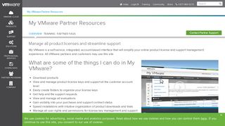 My VMware for Partners: Overview | IN