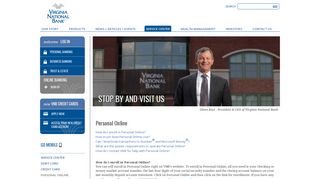 Personal Online | Virginia National Bank | VNB