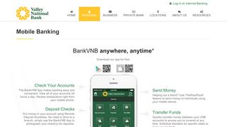 Valley National Bank - Mobile Banking