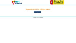 to Login - Vijaya Bank