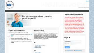 vnsproviderportal: Welcome